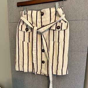 Blu Pepper striped skirt, worn once, excellent condition